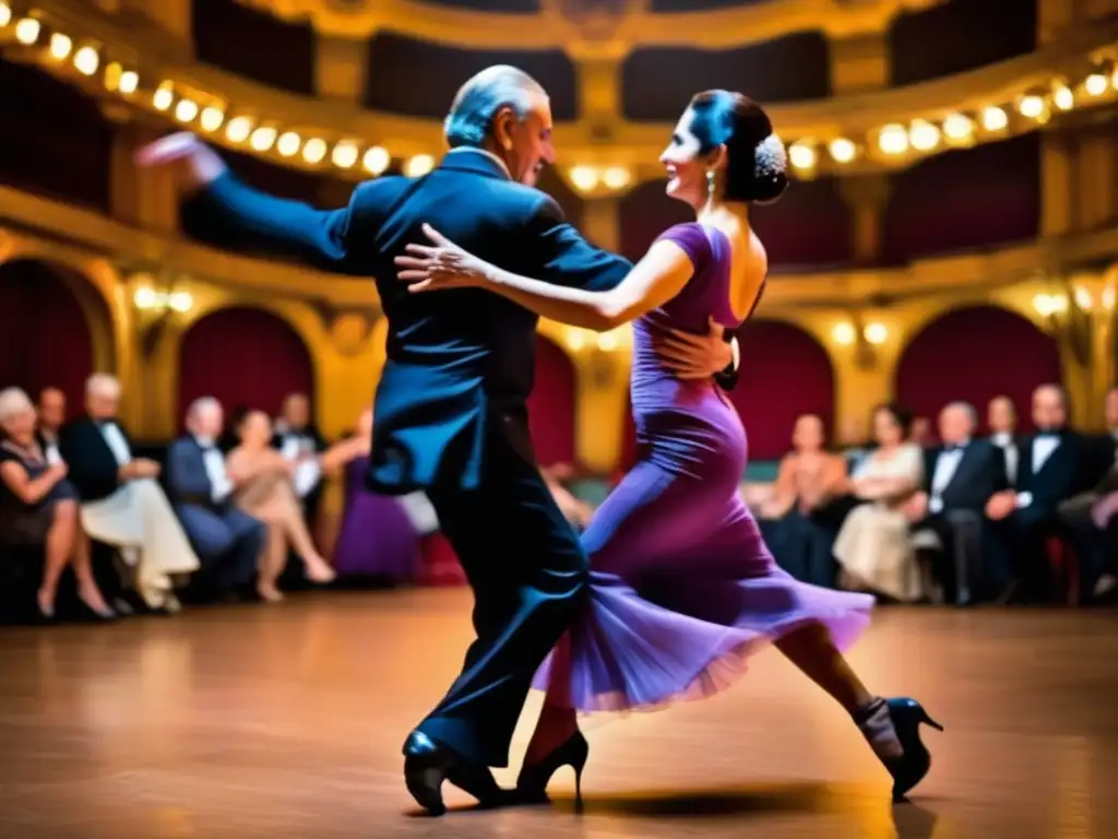 Mágica actuación de tango en Buenos Aires Experiencia de tango para seniors en Buenos Aires: Tango apasionado en teatro histórico