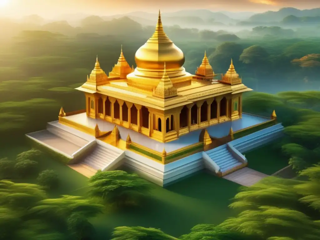 Un majestuoso templo invita a viajes religiosos para adultos mayores