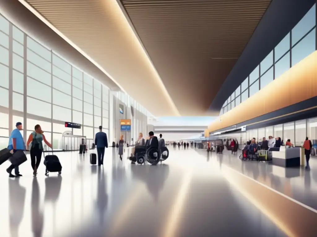 Terminal accesible de aeropuerto Aeropuerto accesible: Viajar con movilidad reducida
