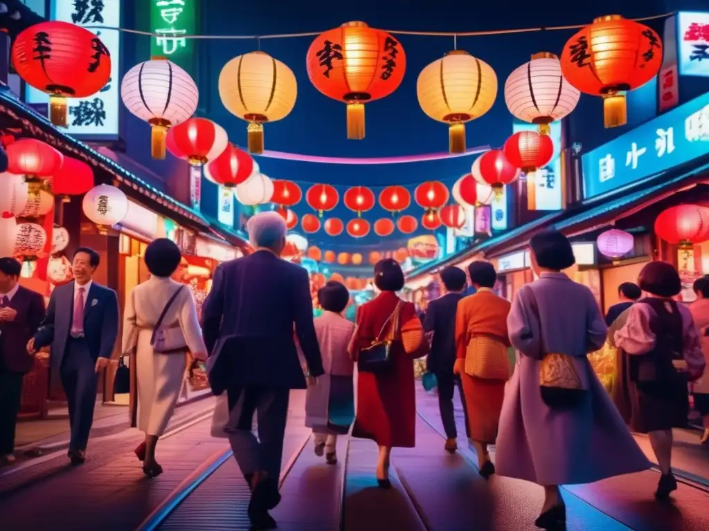 Vida nocturna en Tokyo para adultos mayores-