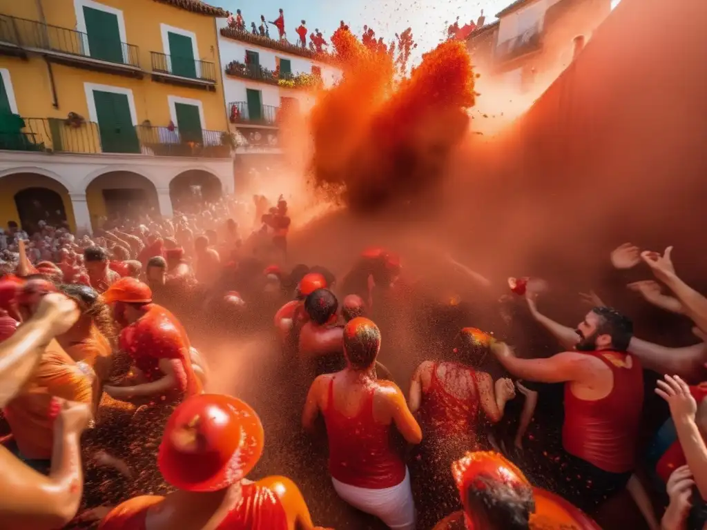 La Tomatina: Festival vibrante y caótico en Buñol, España Festival tradicional en Buñol, España: La Tomatina - Eventos tradicionales para viajeros senior