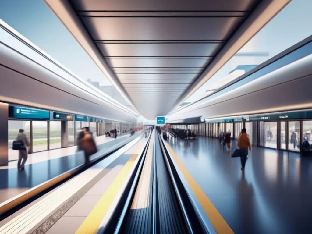 Estación de transporte público accesible en Toronto Estación de tren accesible y futurista en Toronto, destinos turísticos para adultos mayores