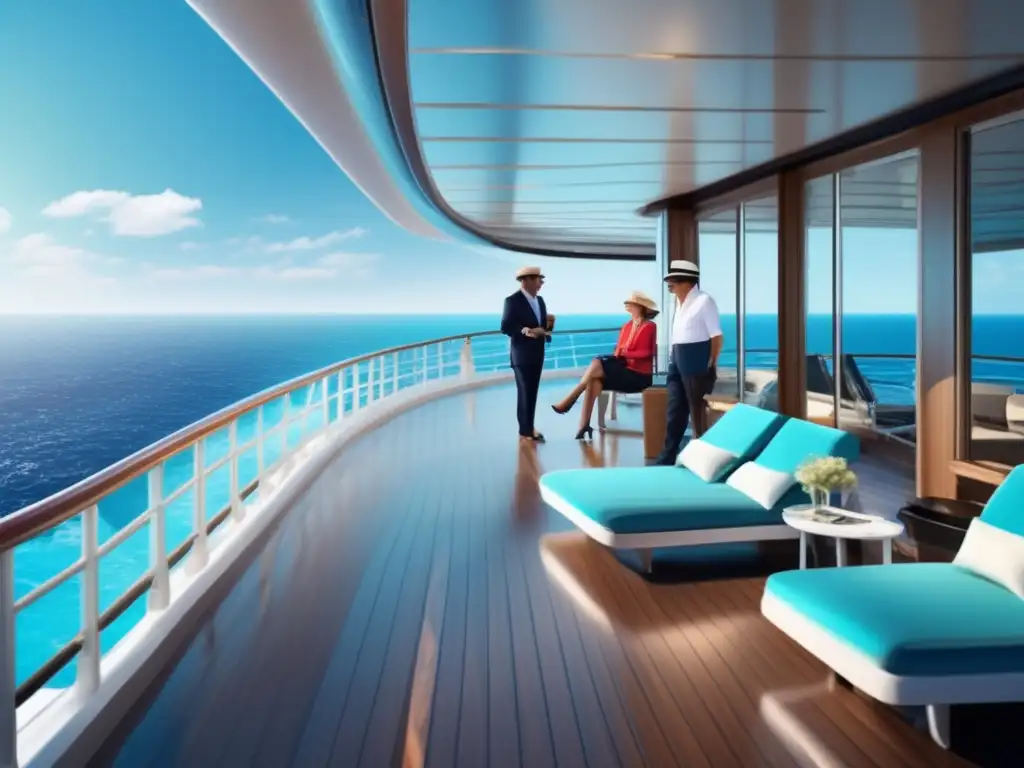 Consejos para viajes marítimos seguros y enriquecedores: grupo de viajeros maduros disfrutando de un lujoso crucero en el mar