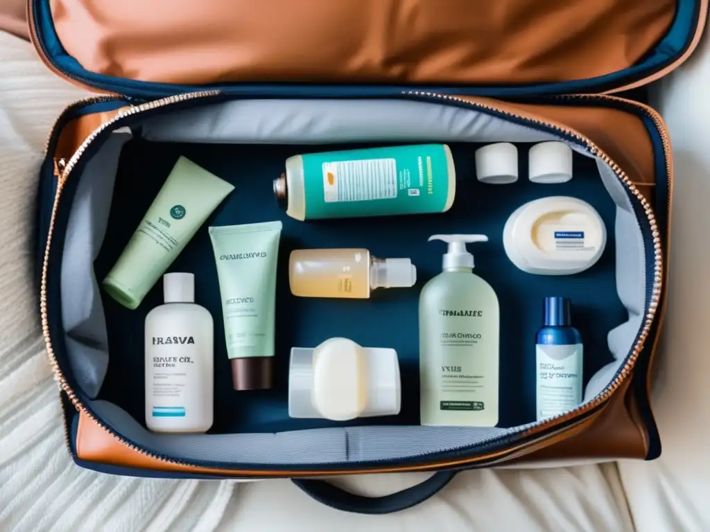Bolsa de viaje organizada para adultos mayores Lista de empaque para viajeros senior con artículos cuidadosamente organizados