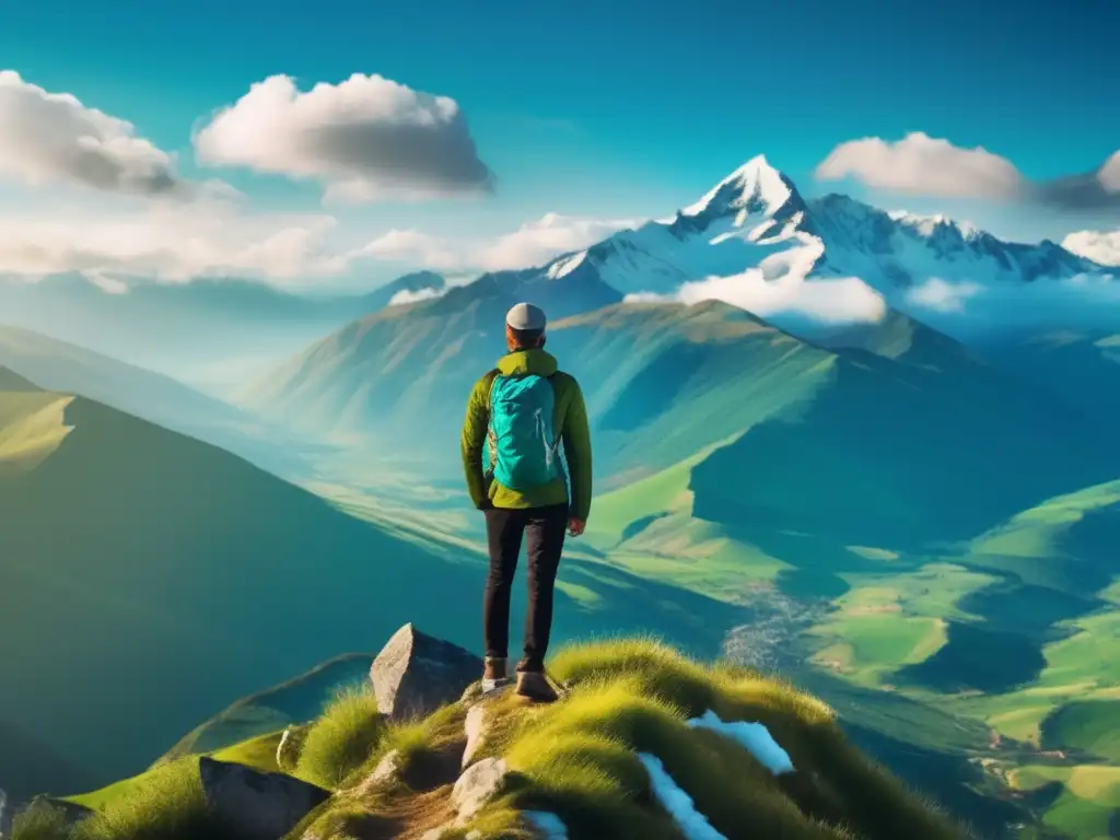 Traveler en paisaje impresionante - Consejos para fortalecer el sistema inmunológico en viajes