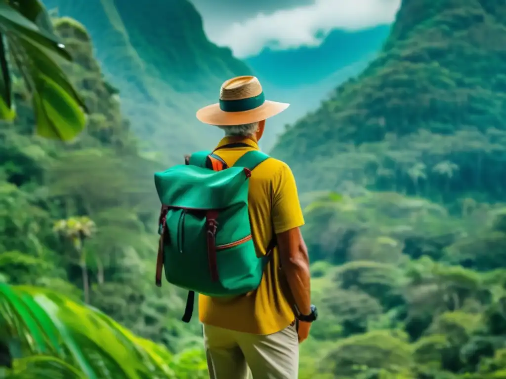 Viajero maduro disfrutando de la naturaleza Viajero maduro disfruta de la belleza natural - Vacunas recomendadas para viajeros maduros