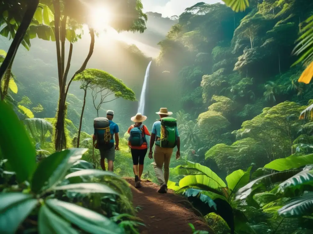 Viajeros maduros disfrutan de la naturaleza Viajeros maduros disfrutan de ecoturismo: Beneficios del ecoturismo para viajeros maduros