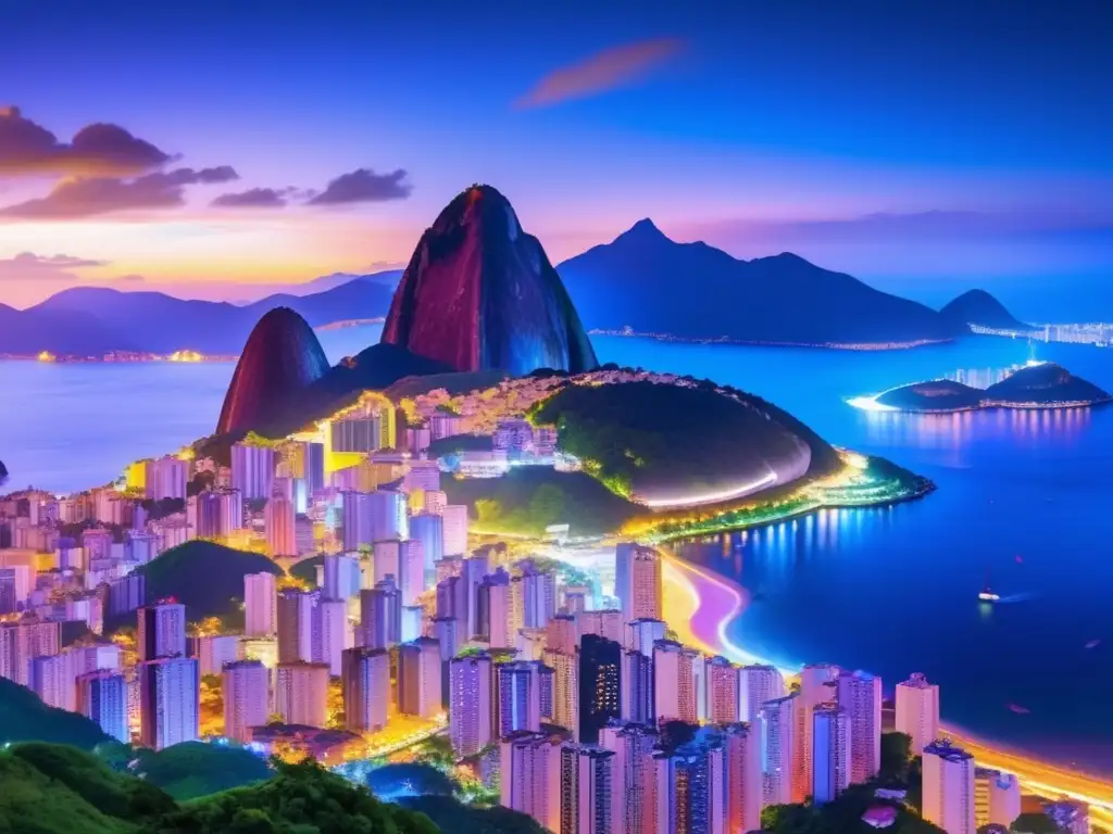 Vibrante vida nocturna de Río de Janeiro Experiencias seguras en Rio de Janeiro: vibrante vida nocturna con bares, restaurantes y luces de neón