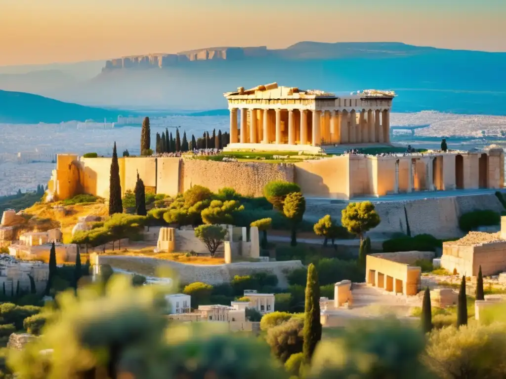 Vista impresionante de la Acrópolis en Atenas Vista impresionante de la Acrópolis en Atenas, Grecia - Experiencias personalizadas para adultos mayores en Grecia