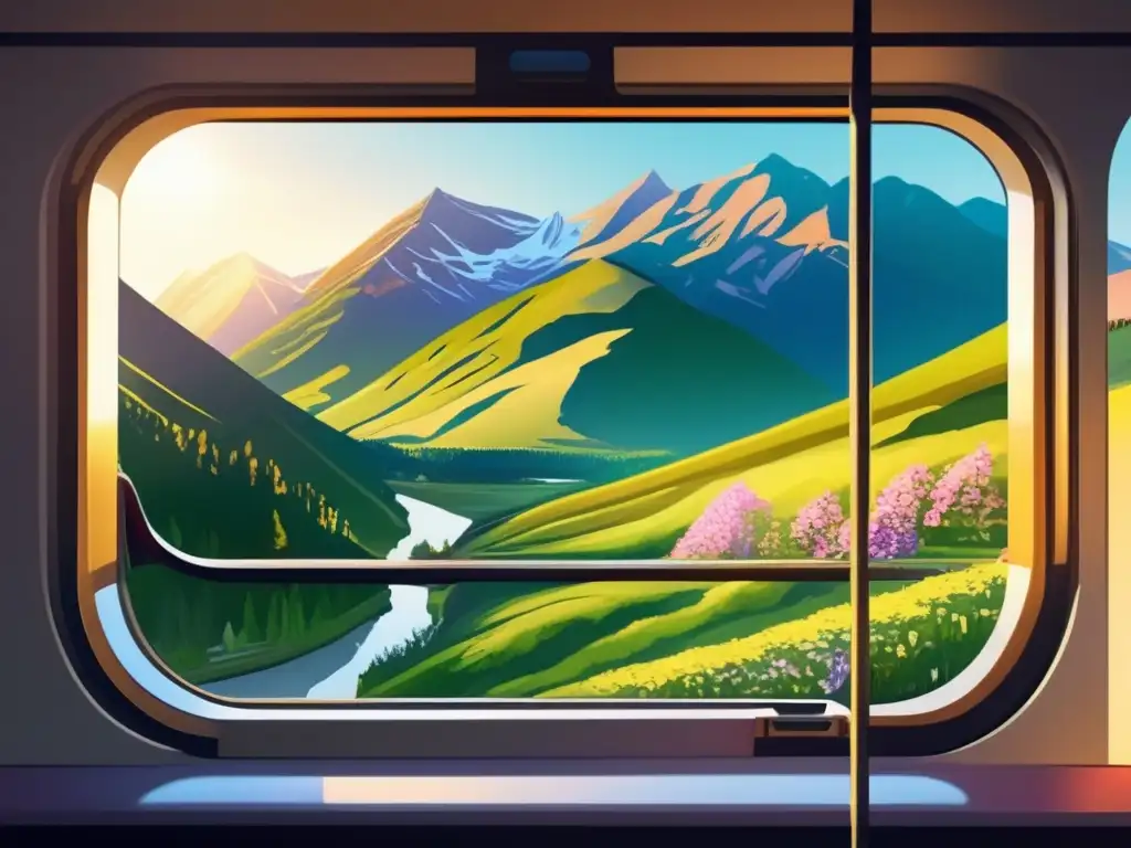 Viaje en tren por paisajes montañosos Viajes en tren para mayores: Rutas espectaculares en paisaje montañoso