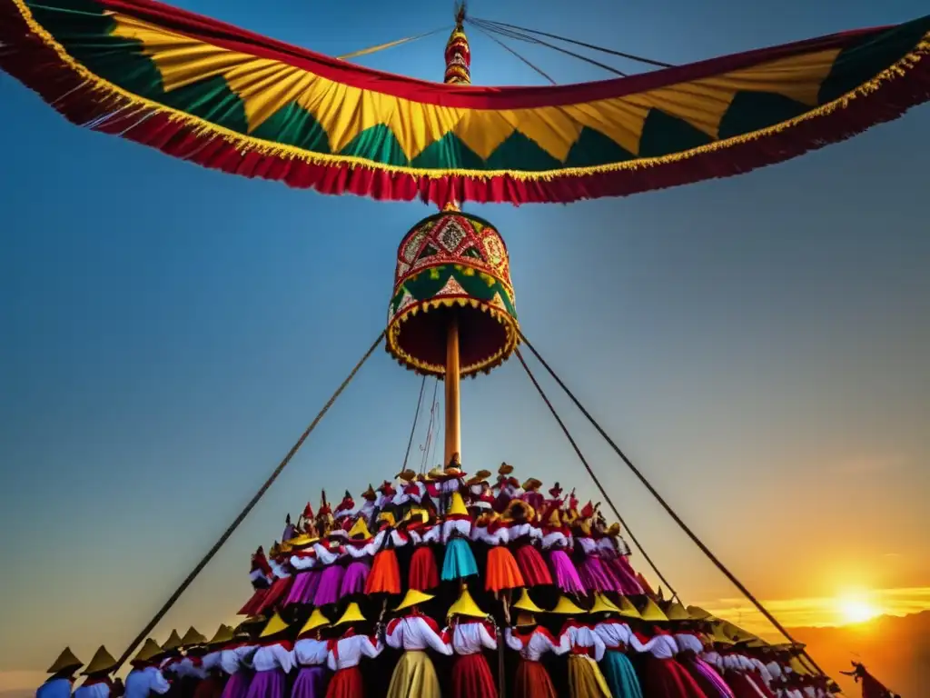 Voladores de Papantla: Danza aérea vibrante Voladores de Papantla: Festivales emocionantes en México