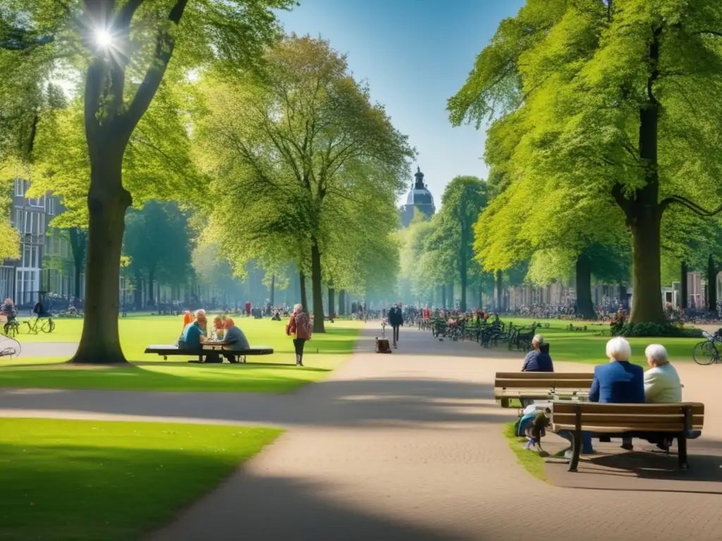 Vondelpark en Amsterdam: Un oasis verde para adultos mayores Atractivos turísticos en Ámsterdam para mayores en Vondelpark