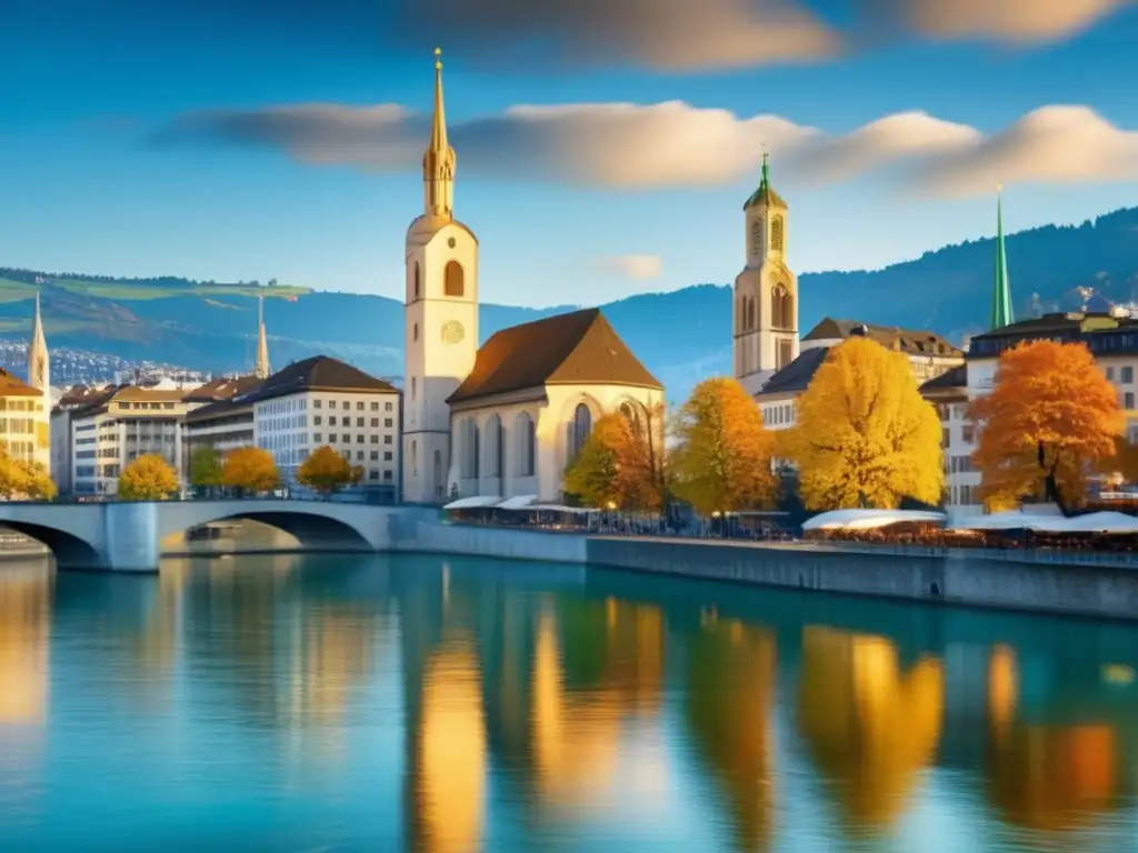 Experiencias en Zúrich para viajeros maduros: Iglesia Grossmünster, río Limmat y encantadoras calles